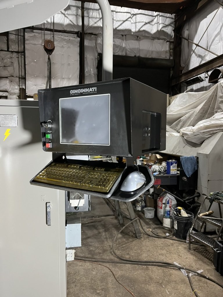 175 Ton X 12’ Cincinnati Model 175 AF10  Autoform CNC Hydraulic Press Brake